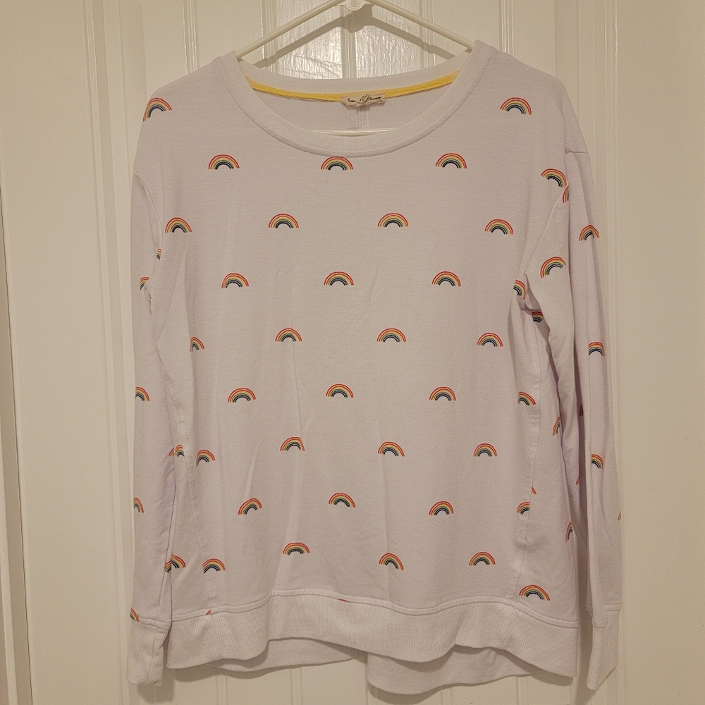 Rainbow long sleeved shirt, women's size small